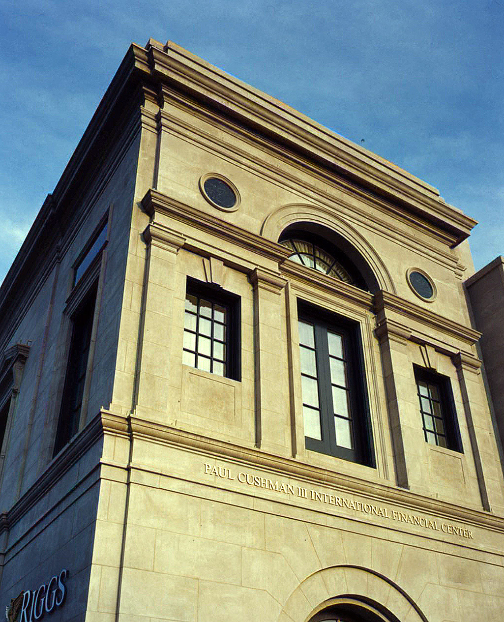 PAUL CUSHMAN III PAVILION RIGGS NATIONAL BANK