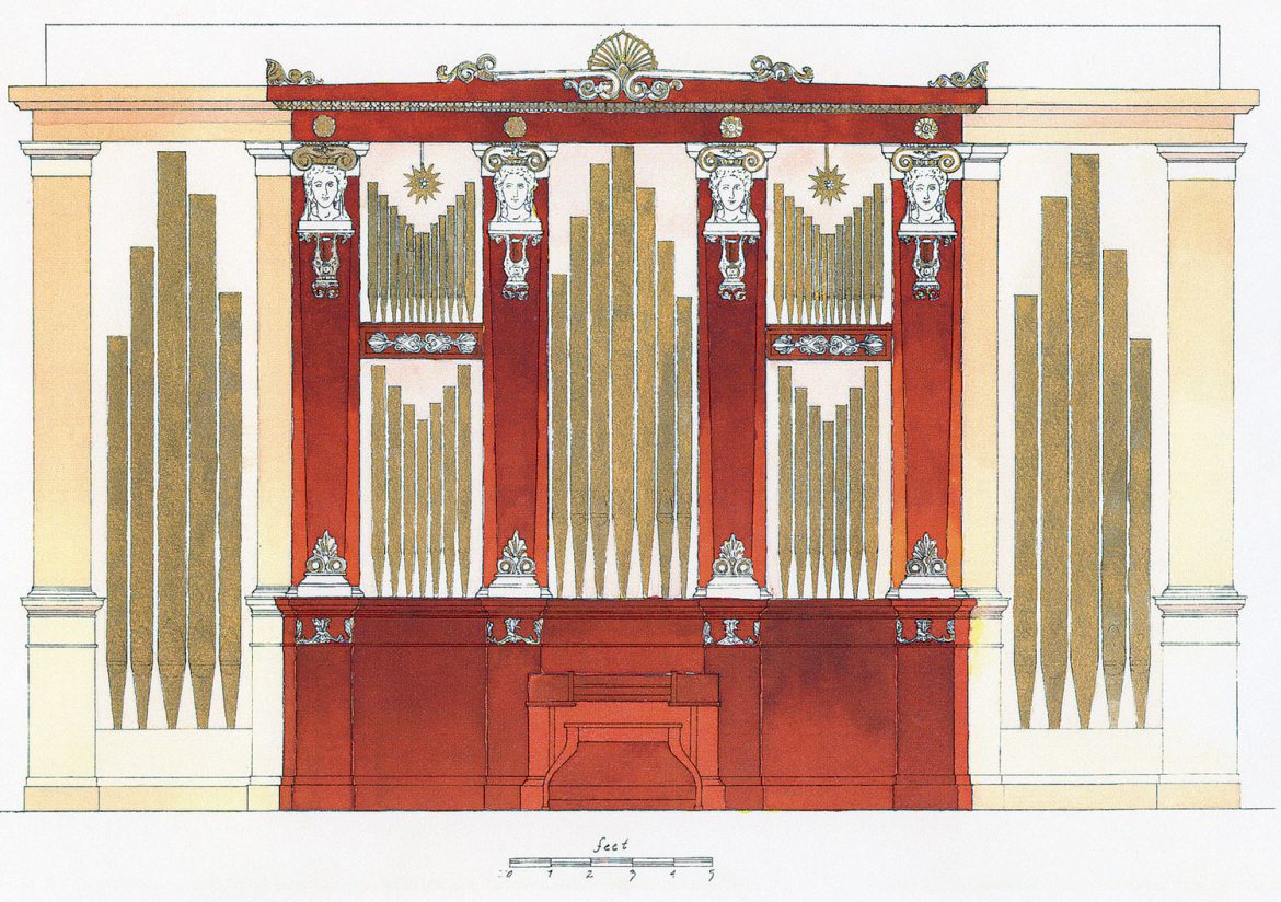 ORGAN CASE AND ALTAR Saint Paul’s Episcopal Church